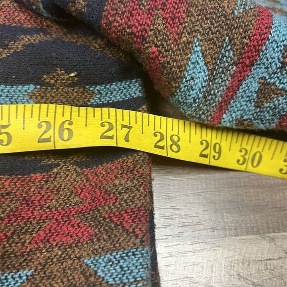 Outback Trading Co Brooklyn Jacket Navy Aztec Western Knee Length Sz 3XL - Picture 4 of 10